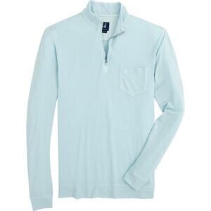 Johnnie-O Derek Pique 1/4 Zip Pullover Placid Size XXL $138 NEW